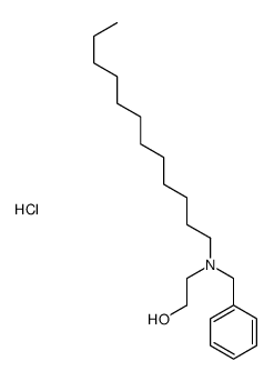 2-[benzyl(dodecyl)amino]ethanol,hydrochloride结构式