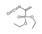 1-diethoxyphosphoryl-1-isocyanatoethene Structure