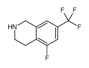 5-fluoro-7-(trifluoromethyl)-1,2,3,4-tetrahydroisoquinoline Structure