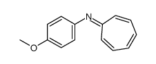 N-(4-methoxyphenyl)cyclohepta-2,4,6-trien-1-imine Structure