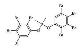 1,2,3,4-tetrabromo-5-[2-(2,3,4,5-tetrabromophenoxy)propan-2-yloxy]benzene结构式