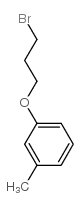 1-(3-溴丙氧基)-3-甲苯结构式