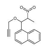 1-(2-nitro-1-prop-2-ynoxypropyl)naphthalene Structure
