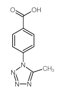 4-(5-METHYL-TETRAZOL-1-YL)-BENZOIC ACID structure