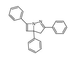 3,5,7-triphenyl-1,2-diazabicyclo[3.2.0]hepta-2,6-diene结构式