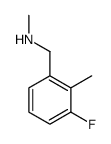 Benzenemethanamine, 3-fluoro-N,2-dimethyl- (9CI) structure