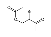 (2-bromo-3-oxobutyl) acetate Structure