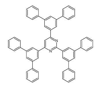 2,4,6-tris(3,5-diphenylphenyl)pyrimidine结构式