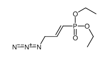 3-azido-1-diethoxyphosphorylprop-1-ene Structure