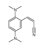 3-[2,5-bis(dimethylamino)phenyl]prop-2-enenitrile Structure