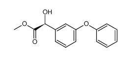 methyl (S)-3-phenoxymandelate结构式