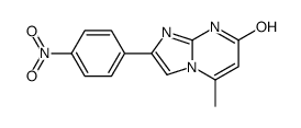5-methyl-2-(4-nitrophenyl)-1H-imidazo[1,2-a]pyrimidin-7-one结构式