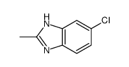 5-Chloro-2-methyl-1H-benzimidazole结构式