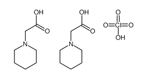 perchloric acid,2-piperidin-1-ylacetic acid Structure