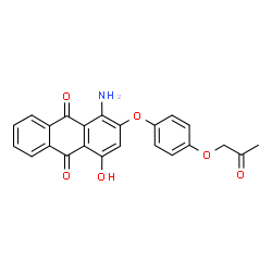 1-amino-4-hydroxy-2-[4-(2-oxopropoxy)phenoxy]anthraquinone picture