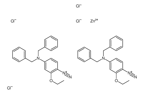 4-[bis(benzyl)amino]-2-ethoxybenzenediazonium tetrachlorozincate (2:1) picture