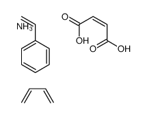 azanium,buta-1,3-diene,(E)-4-hydroxy-4-oxobut-2-enoate,styrene Structure