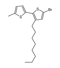 5-bromo-2-(5-methylthiophen-2-yl)-3-octylthiophene Structure