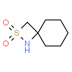 2-Thia-1-azaspiro[3.5]nonane,2,2-dioxide(9CI) structure