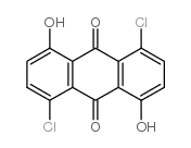 9,10-Anthracenedione,1,5-dichloro-4,8-dihydroxy- Structure