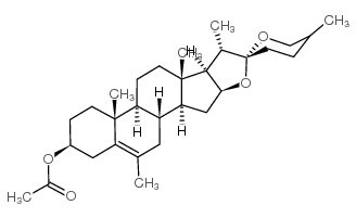6-methyldiosgenin acetate structure