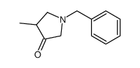 1-benzyl-4-methylpyrrolidin-3-one structure