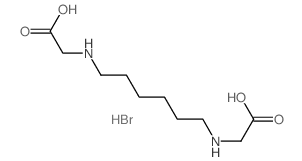 2-[6-(carboxymethylamino)hexylamino]acetic acid结构式