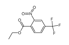 ethyl 2-nitro-4-(trifluoromethyl)benzoate结构式