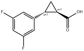03 反式-2-(35-二氟苯基)环丙烷-1-羧酸图片