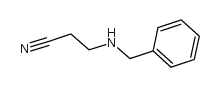 3-(benzylamino)propionitrile structure