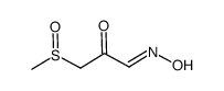 3-(methylsulfinyl)-2-oxopropanal oxime Structure