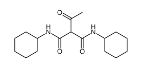 Acetyl-N,N'-dicyclohexylmalonamide结构式