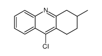 9-chloro-3-methyl-1,2,3,4-tetrahydroacridine结构式