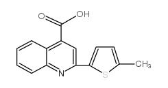 2-(5-METHYL-THIOPHEN-2-YL)-QUINOLINE-4-CARBOXYLIC ACID图片