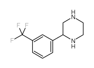 2-(3-TRIFLUOROMETHYL-PHENYL)-PIPERAZINE structure