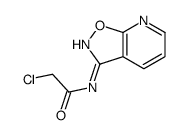 2-chloro-N-([1,2]oxazolo[5,4-b]pyridin-3-yl)acetamide Structure