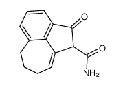 2,6,7,8-tetrahydro-2-oxo-1H-benz[cd]azulene-1-carboxamide结构式