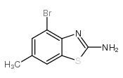 2-Amino-4-bromo-6-methylbenzothiazole Structure