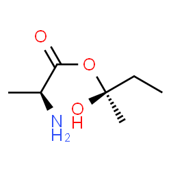 L-Alanine, (1S)-1-hydroxy-1-methylpropyl ester (9CI) Structure