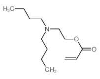 2-Propenoic acid,2-(dibutylamino)ethyl ester Structure