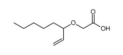 2-(oct-1-en-3-yloxy)acetic acid Structure