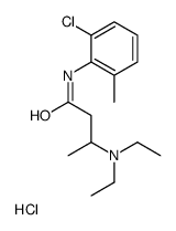 [4-(2-chloro-6-methylanilino)-4-oxobutan-2-yl]-diethylazanium,chloride结构式