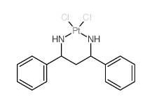 (3-azanidyl-1,3-diphenylpropyl)azanide,dichloroplatinum(2+) Structure