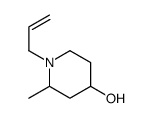 4-Piperidinol,2-methyl-1-(2-propenyl)-(9CI) structure