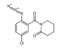 1-(2-azido-5-chlorobenzoyl)piperidin-2-one Structure