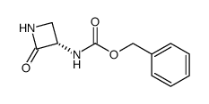 苄基(S)-(2-氧杂氮杂-3-基)氨基甲酸酯结构式