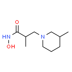 1-Piperidinepropionohydroxamicacid,alpha,3-dimethyl-(8CI)结构式