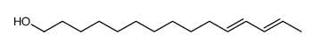 11,13-Pentadecadien-1-ol Structure