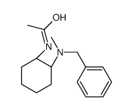 N-[(1R,2R)-2-[benzyl(methyl)amino]cyclohexyl]acetamide结构式