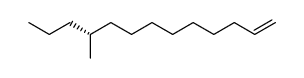 (10R)-10-methyl-1-tridecene结构式